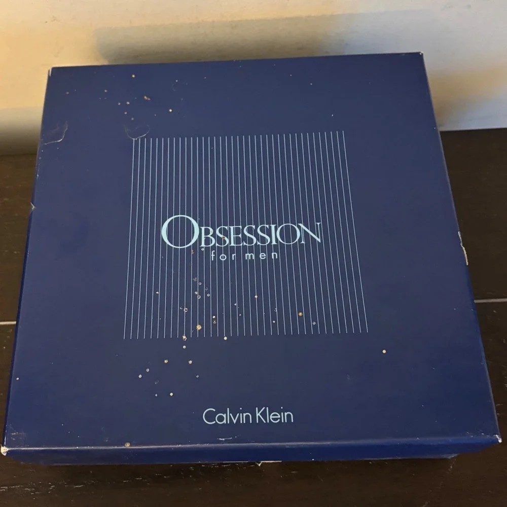 Calvin Klein Obsession for Men Gift Set | 4oz Spray & 4oz After Shave | Vintage